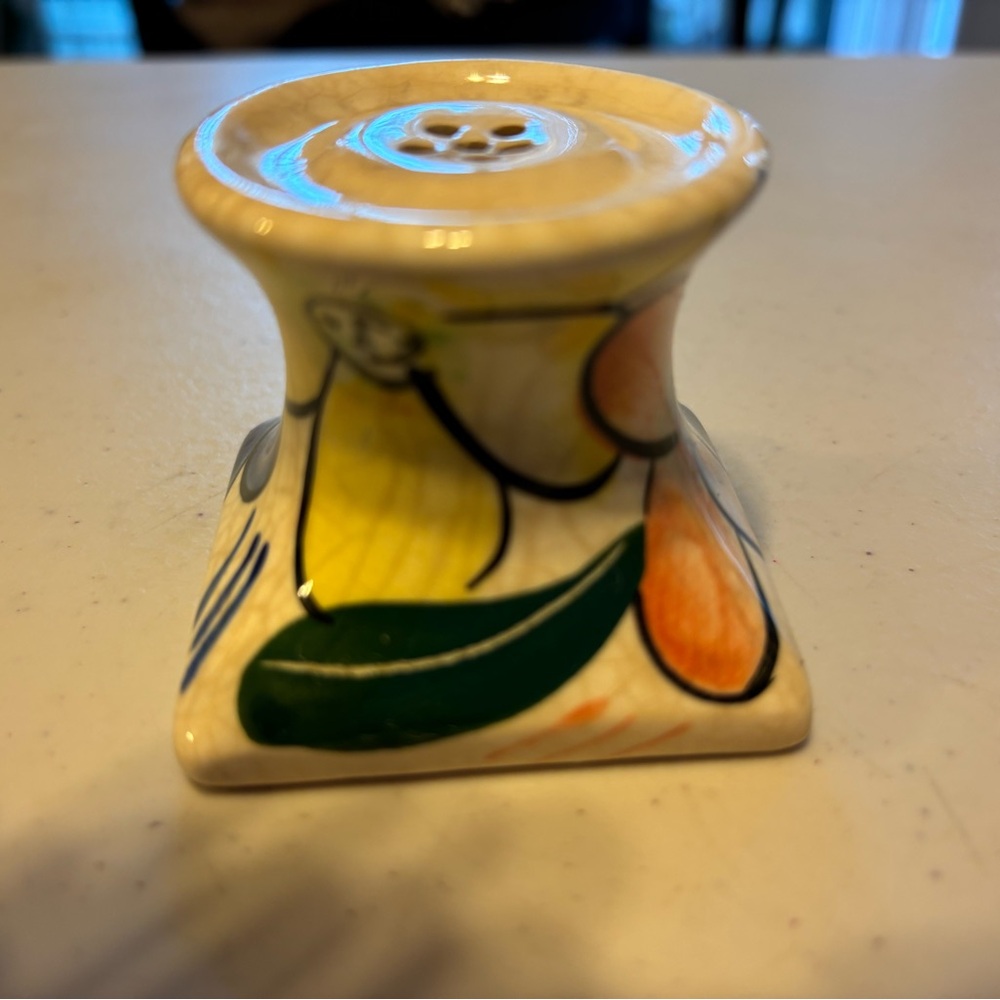 Vintage Floral Ceramic salt shaker